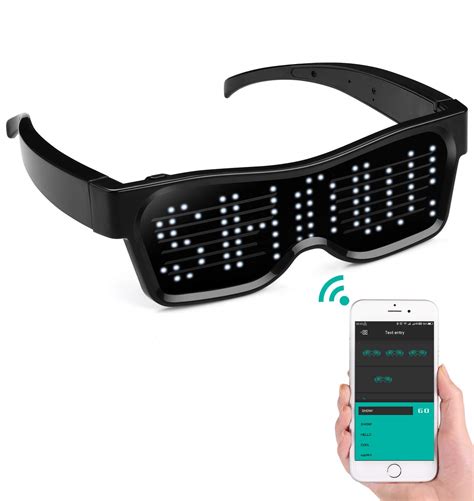 Magic led eye glasses app